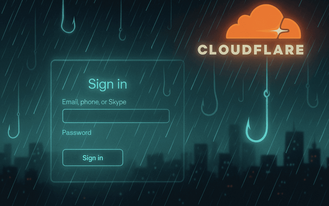 August Phish Flood Warning: Credential Attacks Raining Down from Cloudflare