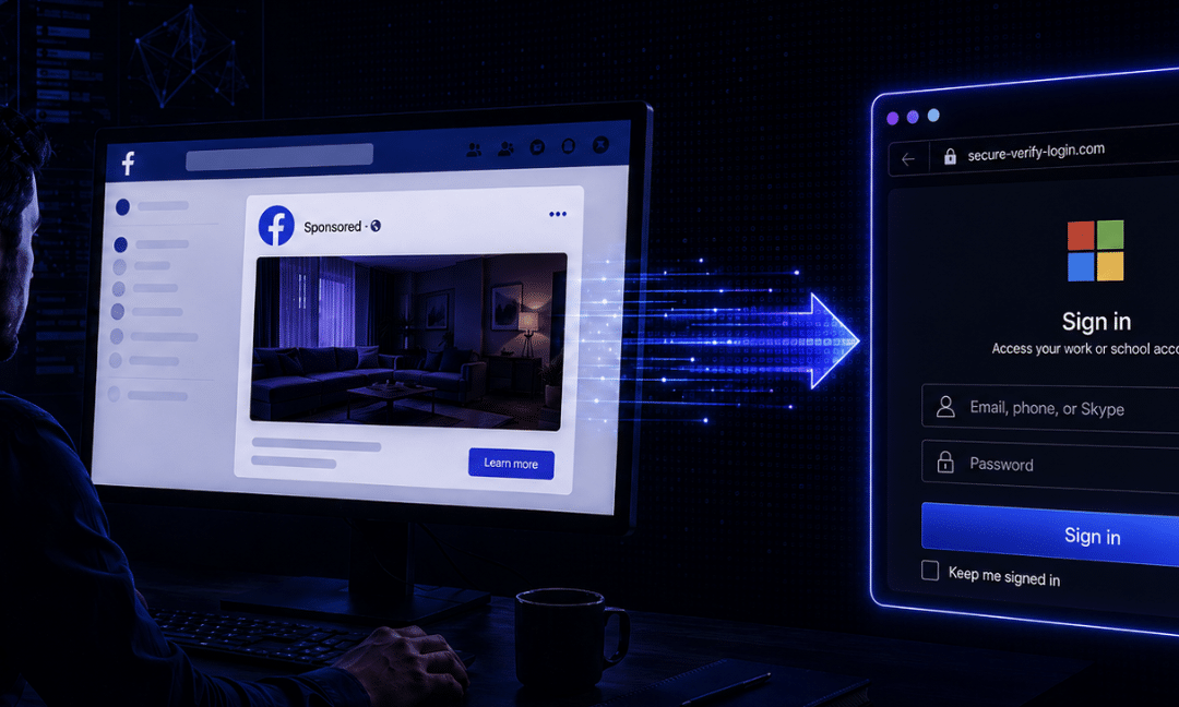 Ad-Funded Phishing: How Facebook and Google Deliver Attacks to Enterprise Browsers